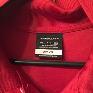 Nike Golf Polo Red Xxl